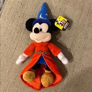 Disney 90th Birthday Mickey Mouse Sorcerer Plush 💕💕